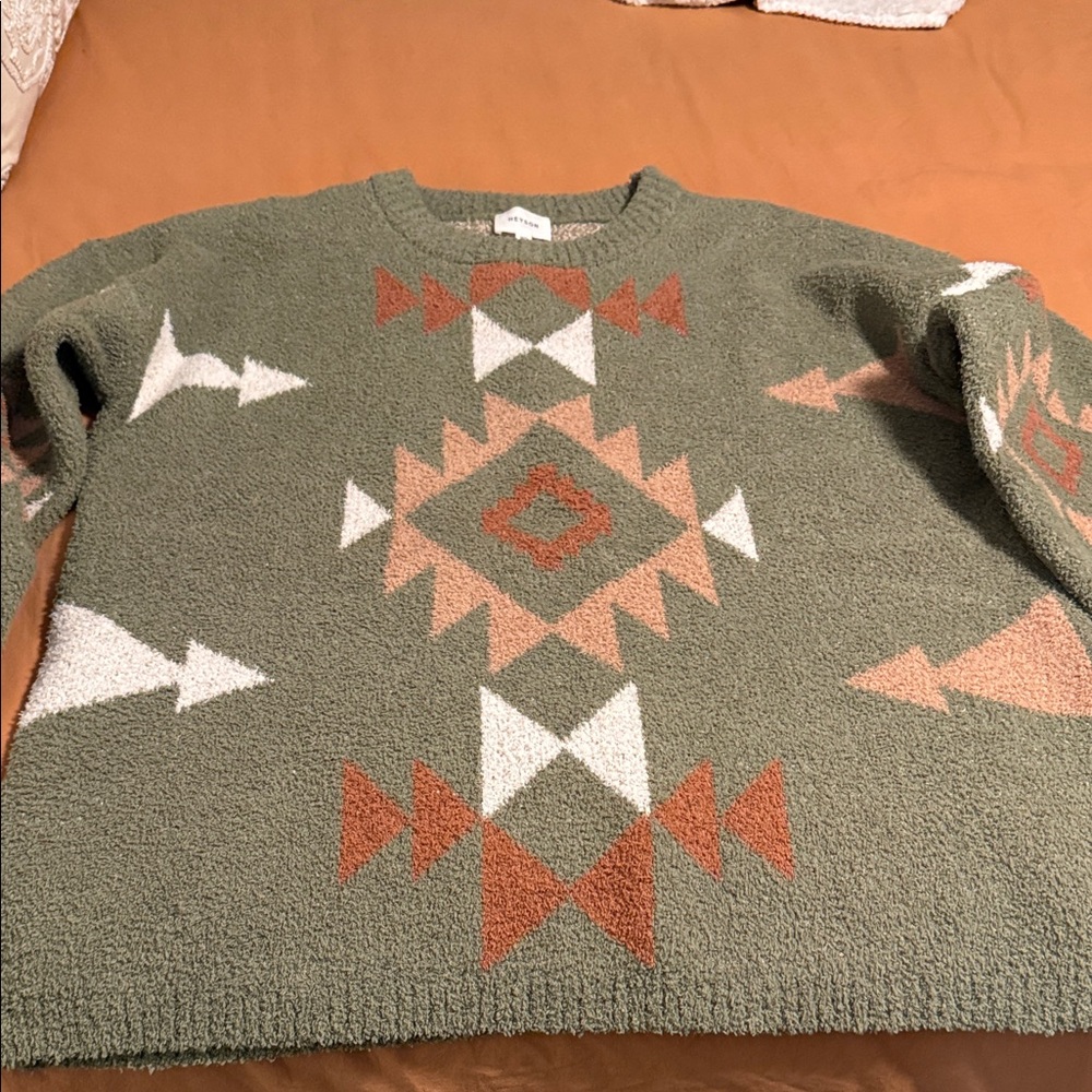 Geometric Patterned Sweater